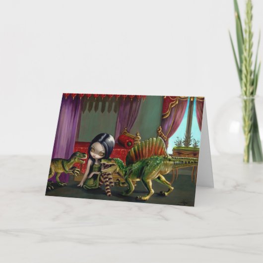 Grußkarte "Dinosaur Friends II" Karte (Vorderseite)