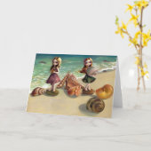 Grußkarte "Direkt am Meer" Karte (Gelbe Blume)