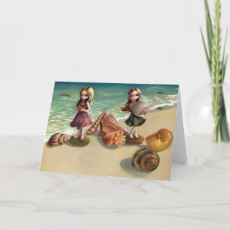 Grußkarte "Direkt am Meer" Karte