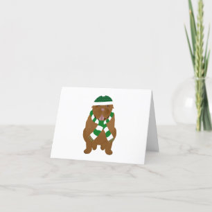 Grußkarte Dogue de Bordeaux Feiertagskarte