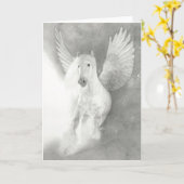 Grußkarte "Donnerschlag im Himmel" Karte (Gelbe Blume)