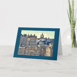 Grußkarte Edinburgh Altstadt Karte