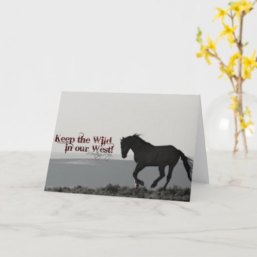 Grußkarte "Ehre". Behalt die Wildnis in unserem WE Karte (Gelbe Blume)