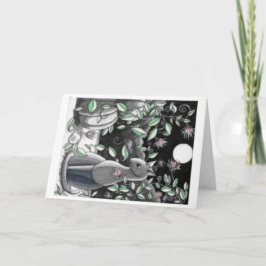 Grußkarte: Eine ruhige Diskussion Karte (Vorderseite)