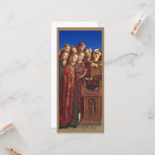 Grußkarte "Einer in jedem Chor" Karte (Vorderseite/Rückseite Beispiel)