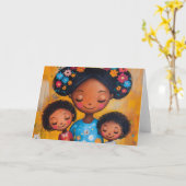 Grußkarte einer Mutter Karte (Gelbe Blume)