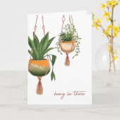 Grußkarte einhängen karte (Gelbe Blume)