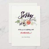 Grußkarte Einladung (Vorne/Hinten)