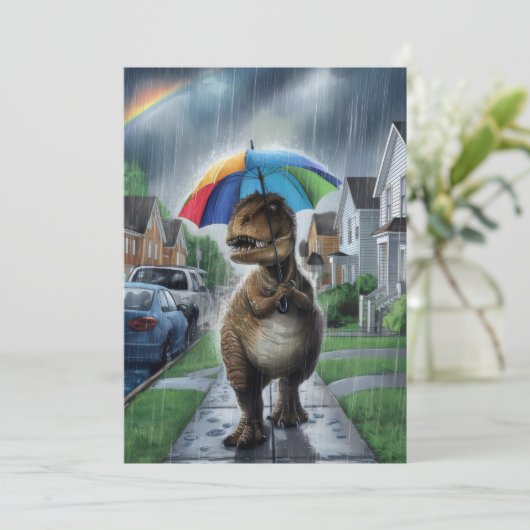 Grußkarte. Einladung (Stehend Vorderseite)