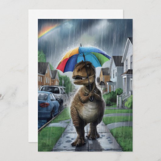 Grußkarte. Einladung (Vorne/Hinten)