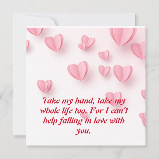 Grußkarte Einladung (Rückseite)