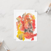 Grußkarte Ende Sommer Karte (Vorderseite/Rückseite Beispiel)