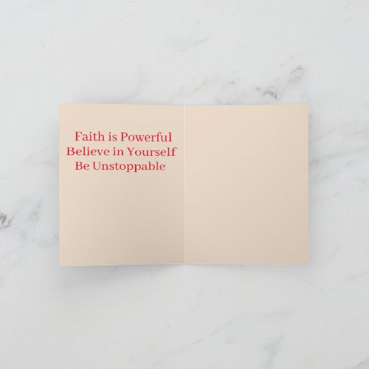 Grußkarte: Ermutigung (Innenseite)