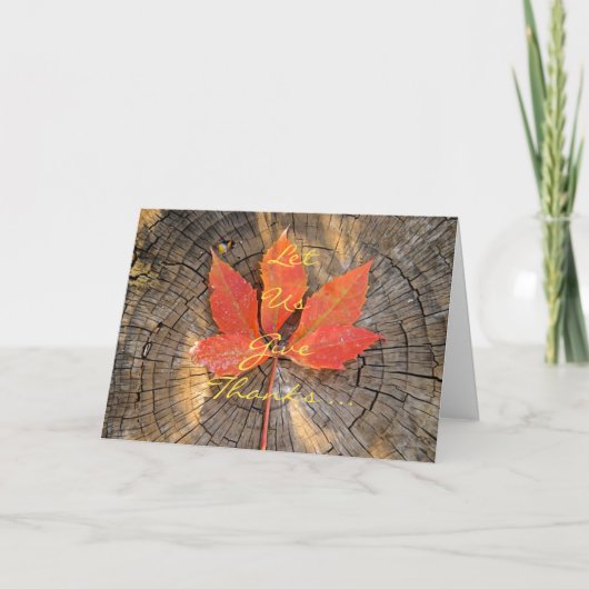 Grußkarte - Erntedank - Feiertagskarte (Vorderseite)