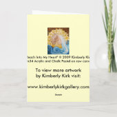 Grußkarte: "Erreichen Sie mein Herz" Karte (Rückseite)