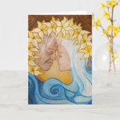 Grußkarte: "Erreichen Sie mein Herz" Karte (Gelbe Blume)