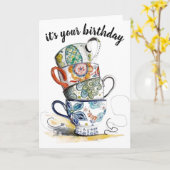 Grußkarte - es ist Ihr Geburtstag Karte (Gelbe Blume)