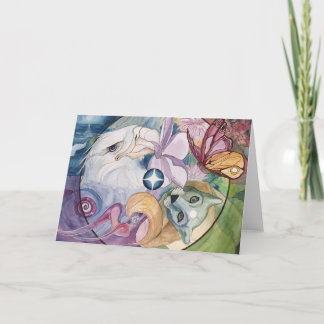 Grußkarte: "Essence Wheel" Karte