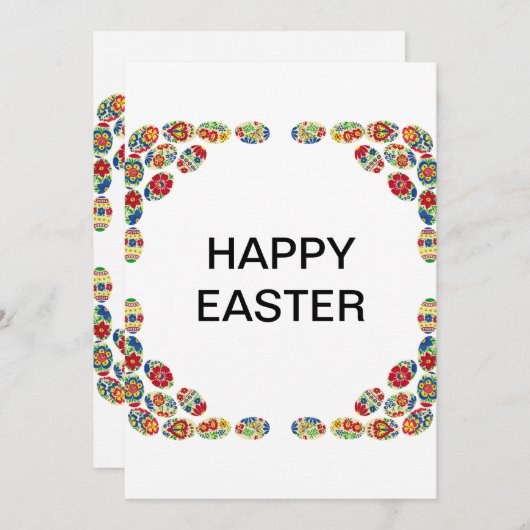 Grußkarte Feiertagskarte (Vorne/Hinten)