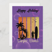 Grußkarte Feiertagskarte (Vorne/Hinten)