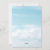 Grußkarte Feiertagskarte (Rückseite)