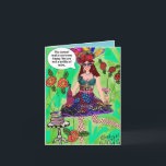 Grußkarte Feiertagskarte<br><div class="desc">Badgirlart</div>