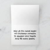 Grußkarte Feiertagskarte (Innenseite)