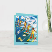 Grußkarte Feiertagskarte (Rückseite)