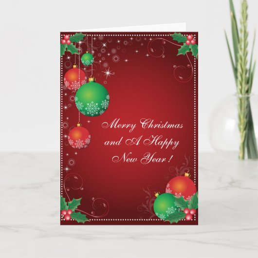 Grußkarte Feiertagskarte (Vorderseite)