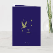 Grußkarte Feiertagskarte (Rückseite)