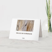 Grußkarte Feiertagskarte (Rückseite)