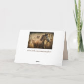 Grußkarte Feiertagskarte (Rückseite)