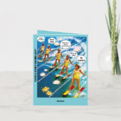 Grußkarte Feiertagskarte (Rückseite)