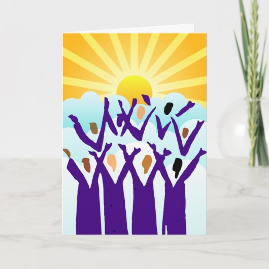 Grußkarte Feiertagskarte (Vorderseite)