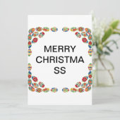 Grußkarte Feiertagskarte (Stehend Vorderseite)