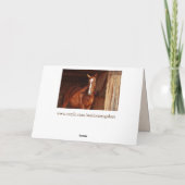 Grußkarte Feiertagskarte (Rückseite)