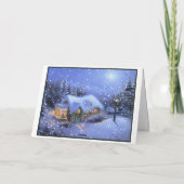 Grußkarte Feiertagskarte (Rückseite)