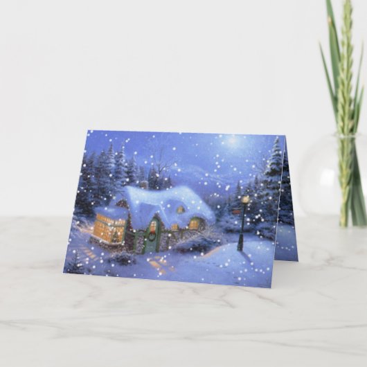 Grußkarte Feiertagskarte (Vorderseite)