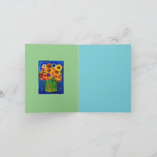 Grußkarte Feiertagskarte (Innenseite)