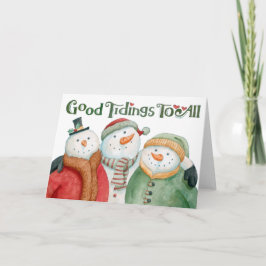 Grußkarte Feiertagskarte