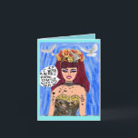 Grußkarte Feiertagskarte<br><div class="desc">Badgirlart</div>