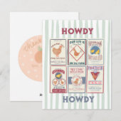 Grußkarte Feiertagskarte (Vorne/Hinten)