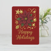 Grußkarte Feiertagskarte (Stehend Vorderseite)