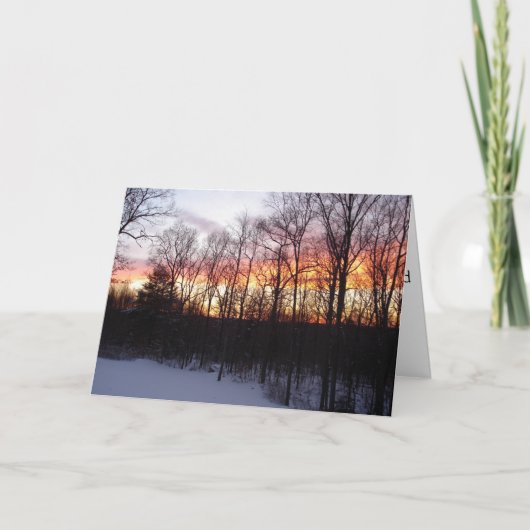 Grußkarte Feiertagskarte (Vorderseite)