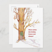 Grußkarte Feiertagspostkarte (Vorne/Hinten)