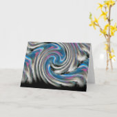 Grußkarte "Forest Fire Sky" Karte (Gelbe Blume)