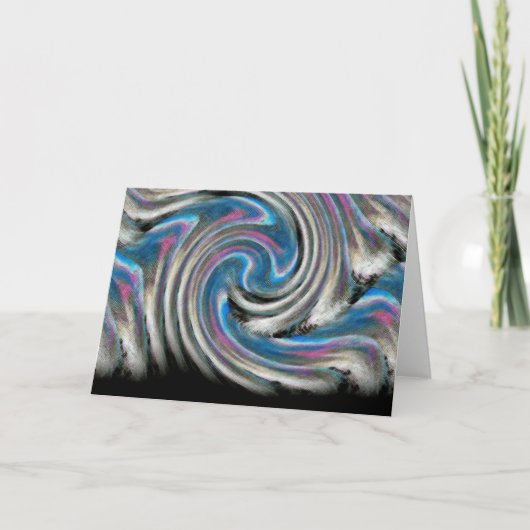 Grußkarte "Forest Fire Sky" Karte (Vorderseite)