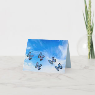 Grußkarte : Freiheit innerhalb des Sky Karte