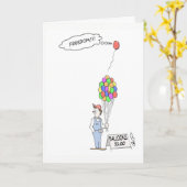 Grußkarte: Freiheit! Karte (Gelbe Blume)