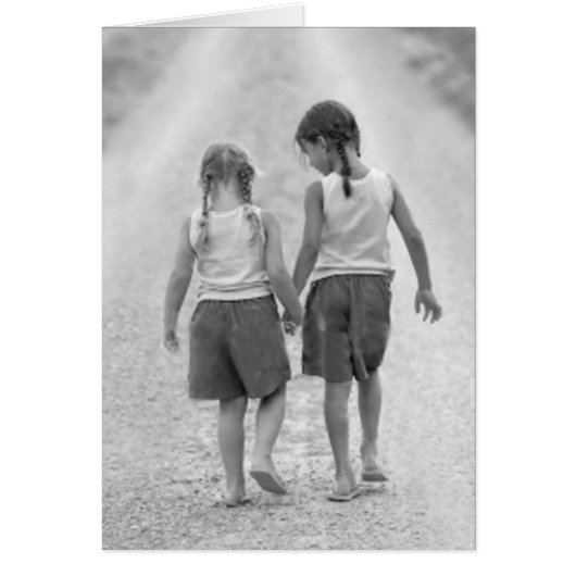 Grußkarte - Freundinnen (Vorne)